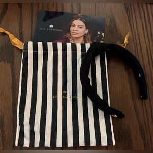 Lele Sadoughi Black Headband